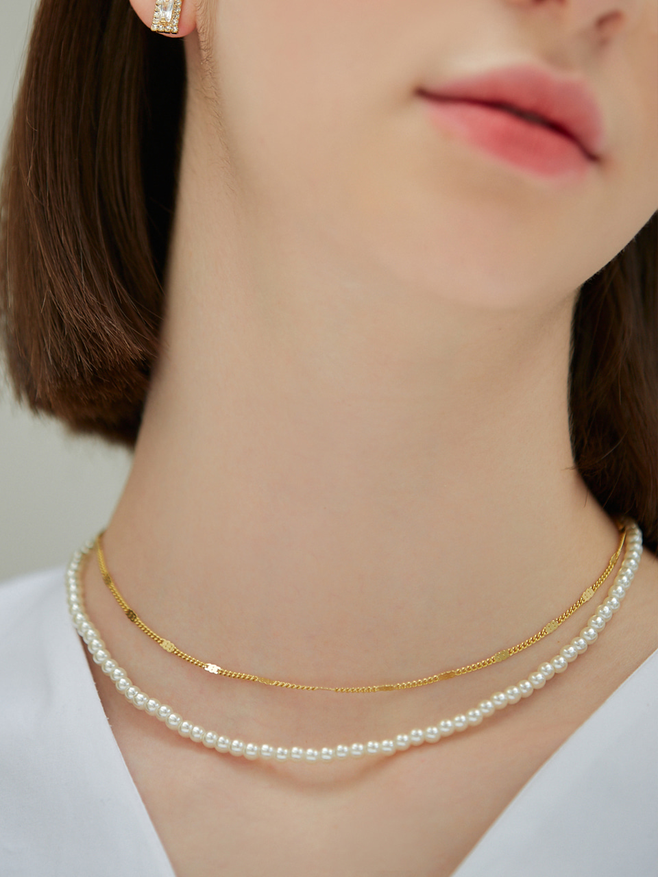 [고민시 레드벨벳 슬기 선미 착용] coco pearl necklace
