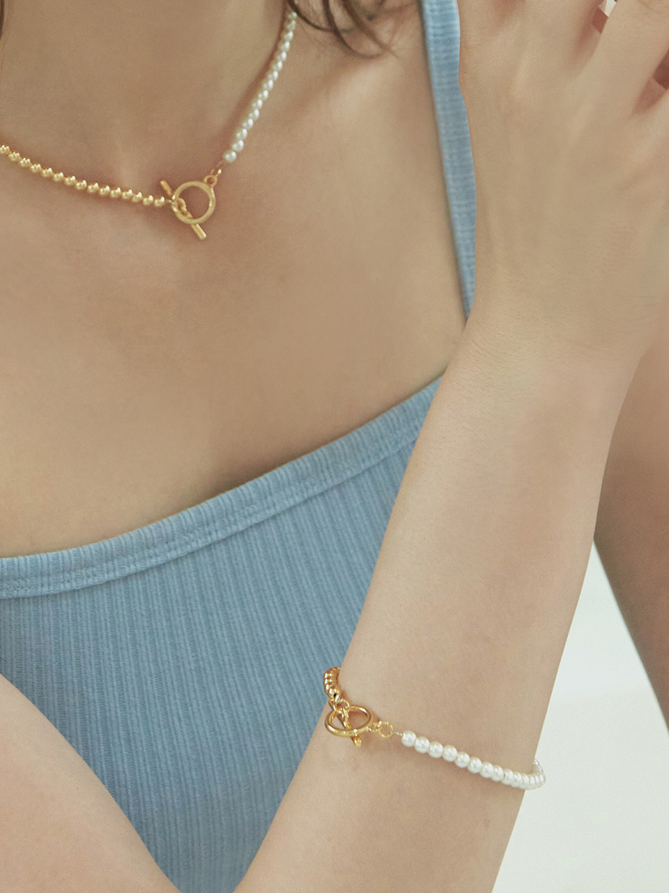 [에이핑크 남주 착용] dore pearl bracelet