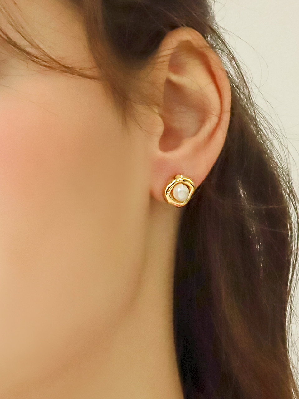 [트와이스 다현 있지 예지 착용] pearl button earring