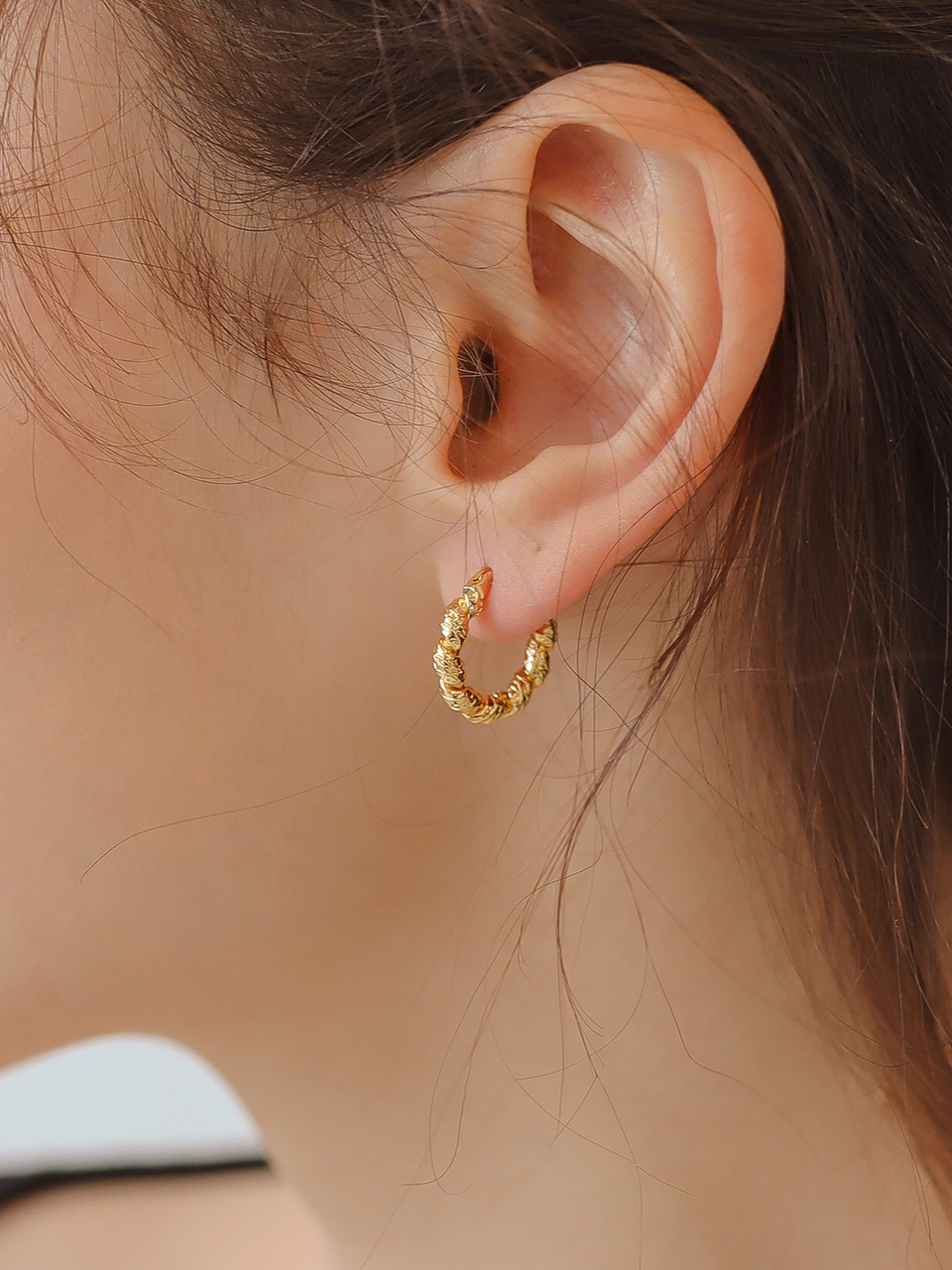 [송선미 착용] roman hoop earring