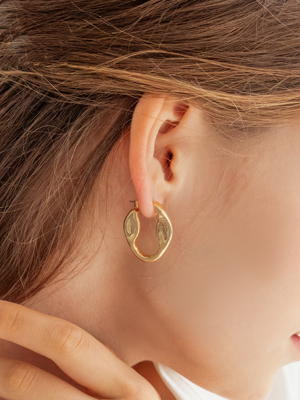 [한선화 오나라 착용] chouette earring