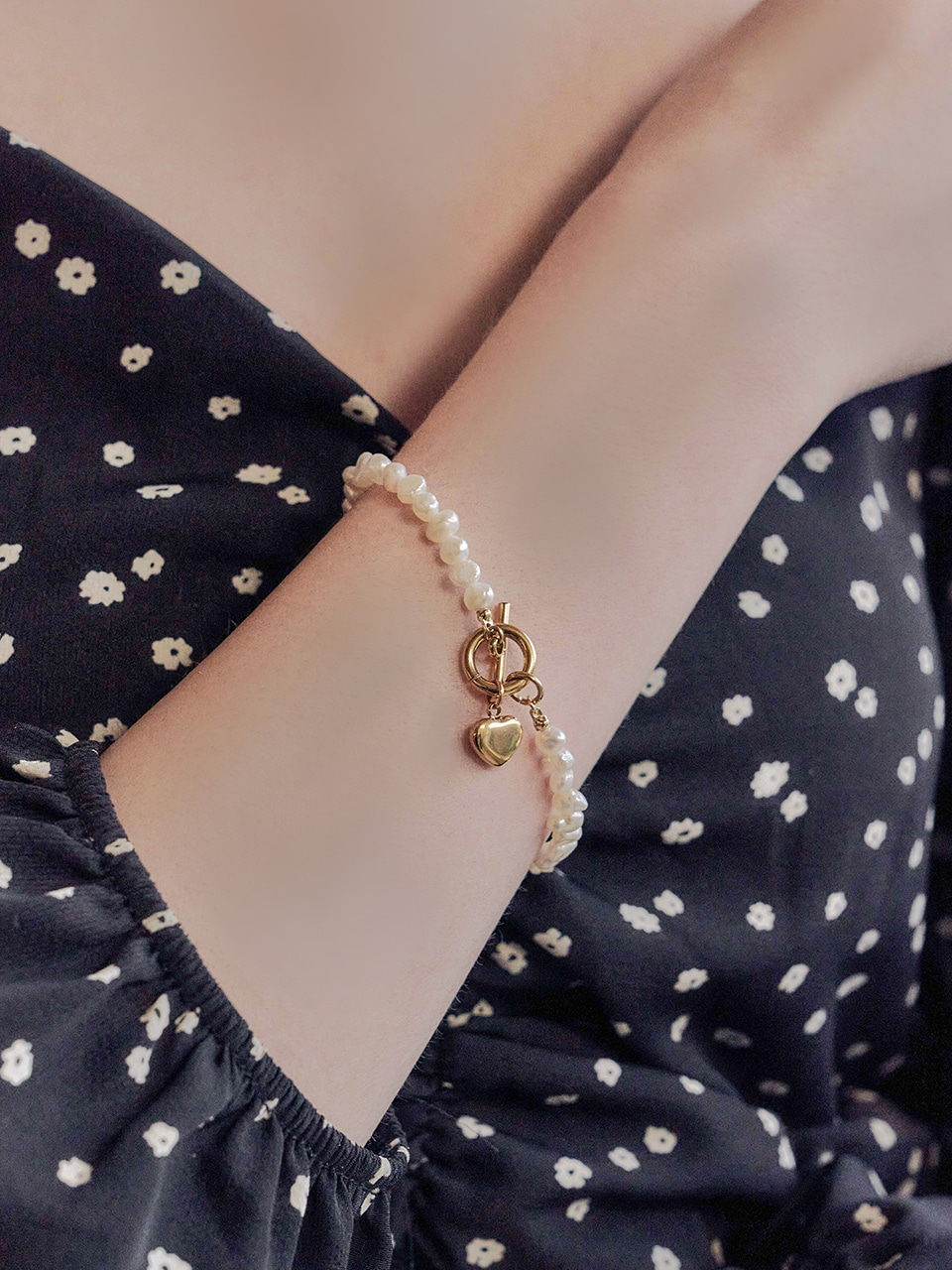 [차준환 착용] lucie pearl bracelet