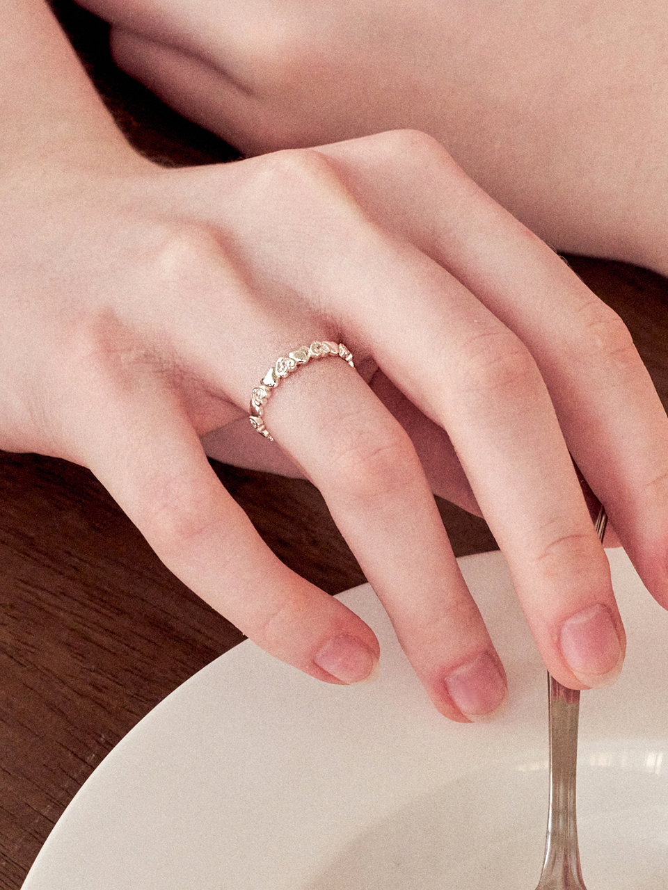 forever heart cubic ring