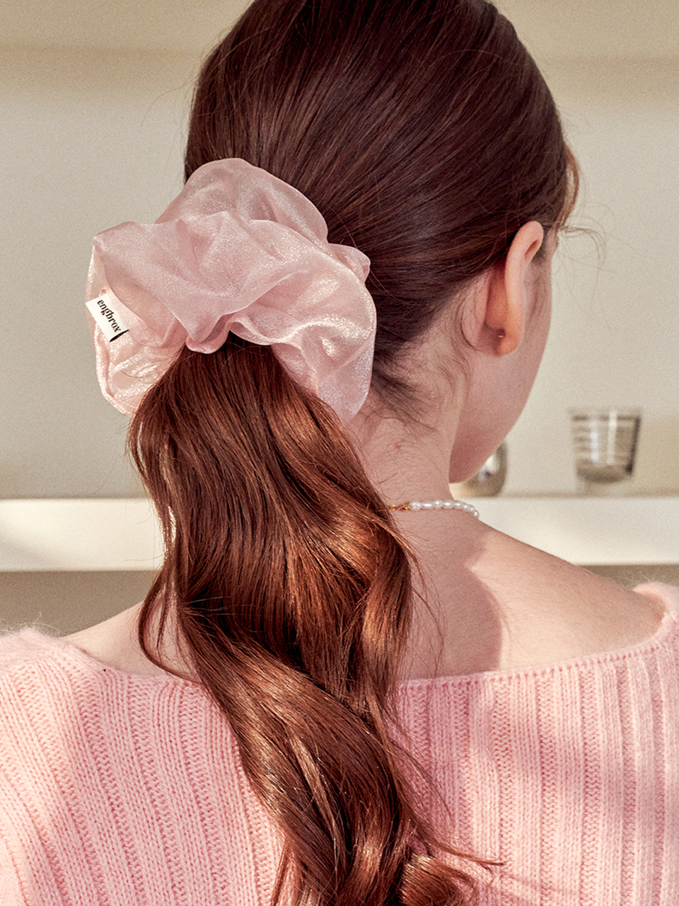 promise scrunchie_pink