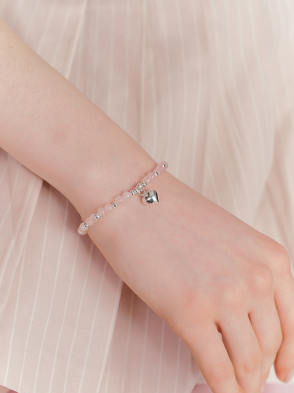 [단독 캡슐컬렉션] glorious heart rose bracelet