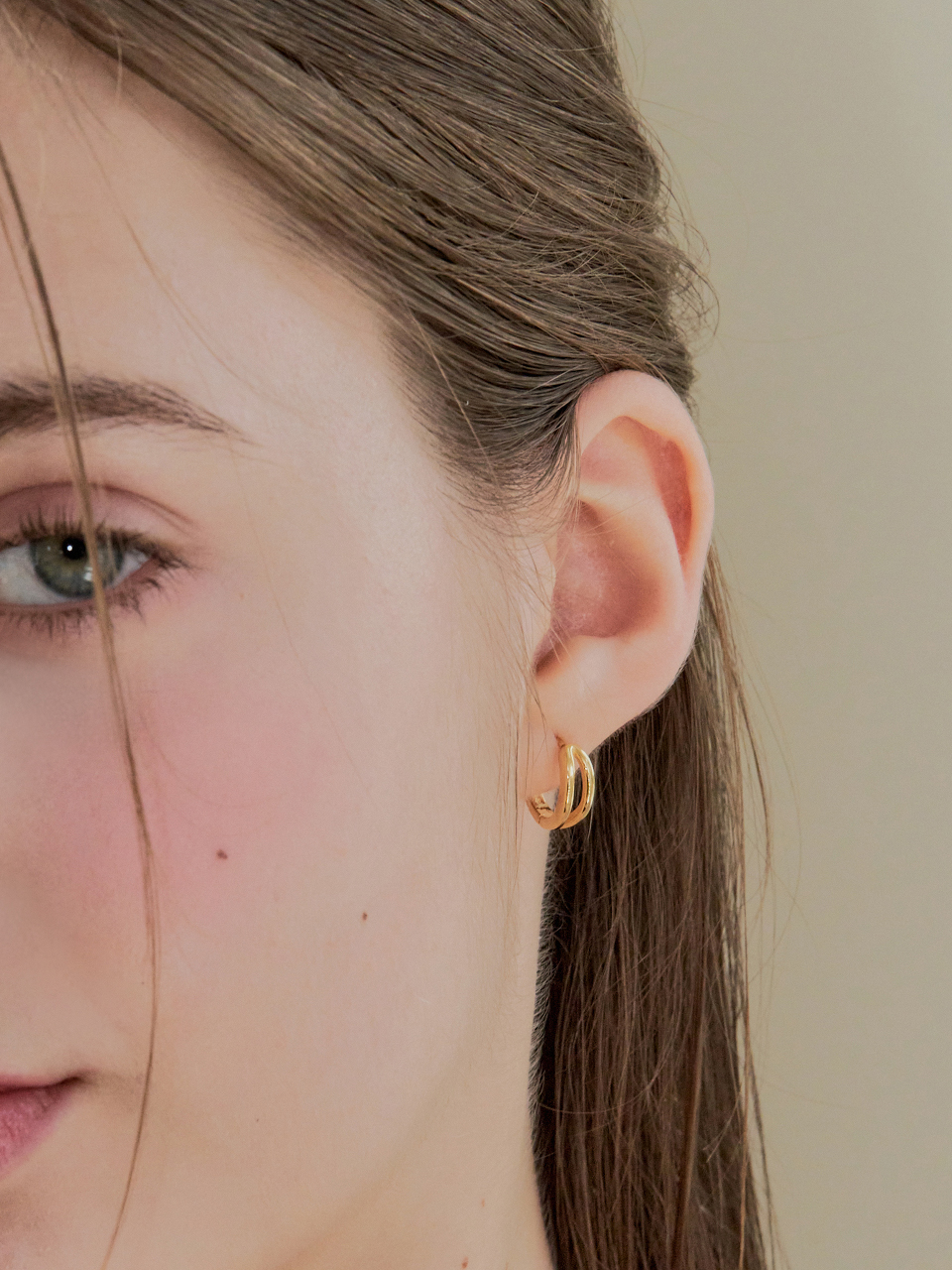 [셀럽 착용] capri line earring