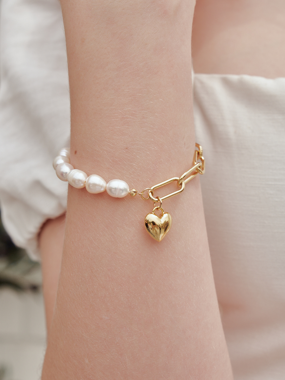 [셀럽 착용] darling pearl bracelet