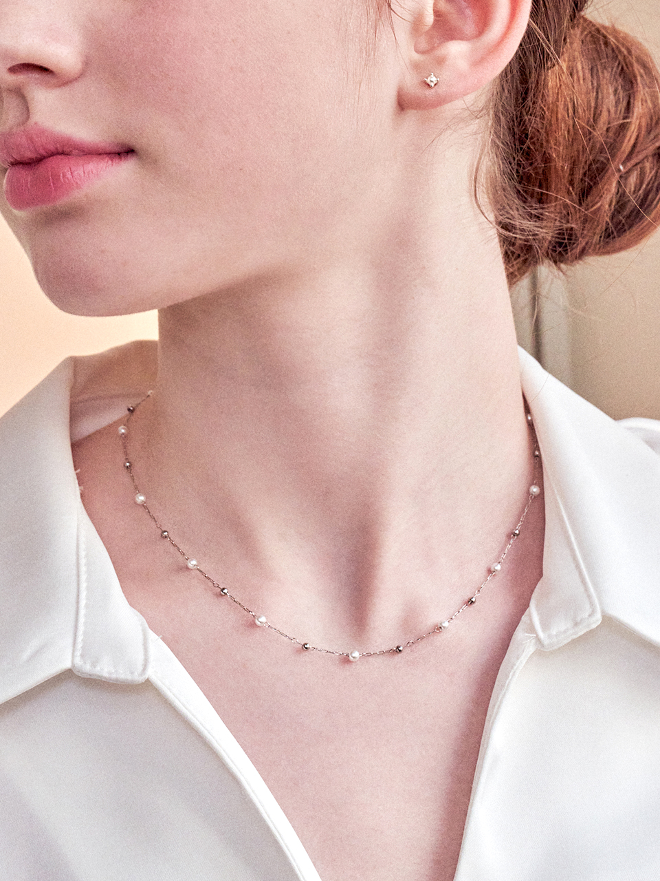 [셀럽 착용] epilogue pearl necklace